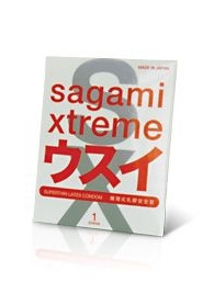 Ультратонкий презерватив Sagami Xtreme SUPERTHIN - 1 шт. - Sagami - купить с доставкой в Грозном