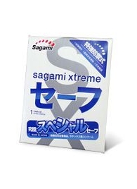 Презерватив Sagami Xtreme Ultrasafe с двойным количеством смазки - 1 шт. - Sagami - купить с доставкой в Грозном