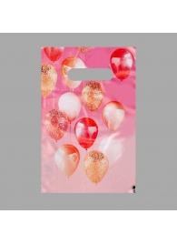 Пакет «Праздничные шары» с вырубной ручкой (20х30 см) - UPAK LAND - купить с доставкой в Грозном