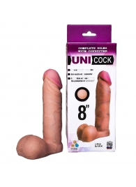 Фаллическая насадка для страпона UNICOCK 8  - 20 см. - LOVETOY (А-Полимер) - купить с доставкой в Грозном