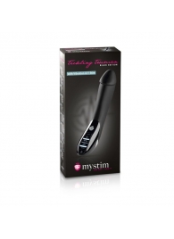 Вибратор с электростимуляцией Tickling Truman Black Edition - 27 см. - MyStim - купить с доставкой в Грозном
