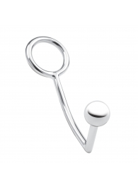 Кольцо на пенис с анальным стимулятором Stainless Steel Anal Hook   Cock Ring - BlueLine - в Грозном купить с доставкой