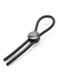 Тёмно-серое эрекционное кольцо с зажимом Again and Again Adjustable Cock Ring - Fifty Shades of Grey - в Грозном купить с доставкой