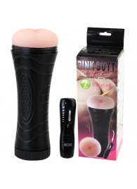 Мастурбатор-анус в колбе с 7 уровнями вибрации и выносным пультом - Baile - в Грозном купить с доставкой