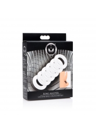Комплект из 6 прозрачных эрекционных колец Ring Master Custom Ball Stretcher Kit - XR Brands - в Грозном купить с доставкой