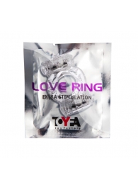 Прозрачное виброкольцо с двумя вибропульками - Toyfa Basic - в Грозном купить с доставкой