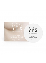 Массажная свеча для всего тела Slow Sex - 50 гр. - Bijoux Indiscrets - купить с доставкой в Грозном