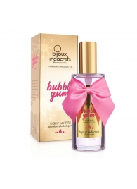 Разогревающее массажное масло Light My Fire Bubble Gum с ароматом бабл-гам - 100 мл. - Bijoux Indiscrets - купить с доставкой в Грозном