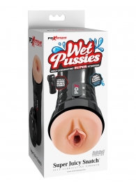 Мастурбатор-вагина в колбе Super Juicy Snatch - Pipedream - в Грозном купить с доставкой