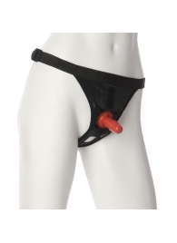 Трусики со штырьком для фиксации насадок Ultra Harness with Plug - Doc Johnson - купить с доставкой в Грозном
