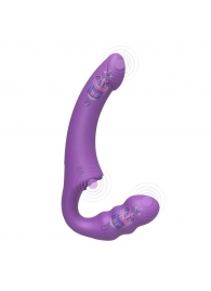 Фиолетовый безремневой страпон Straples Strap-On Dildo - Erokay - купить с доставкой в Грозном