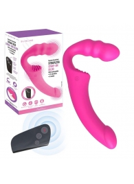 Розовый безремневой страпон Straples Strap-On Dildo - Erokay - купить с доставкой в Грозном