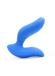 Синий вибромассажер простаты 3,5’’ Curve P-spot Massager - 12 см. - Erokay - в Грозном купить с доставкой