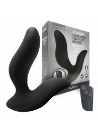 Черный вибромассажер простаты 3,5’’ Remote Control Curve P-spot Massager - 12 см. - Erokay - в Грозном купить с доставкой