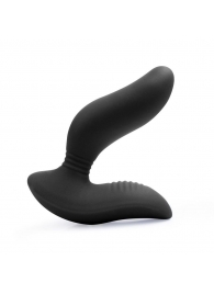 Черный вибромассажер простаты 3,5’’ Curve P-spot Massager - 12 см. - Erokay - в Грозном купить с доставкой