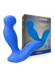 Синий вибромассажер простаты 3,5’’ P-spot Massager - 12,5 см. - Erokay - в Грозном купить с доставкой
