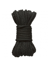 Черная верёвка для связывания и фиксации Bind Tie - 9,14 м. - Doc Johnson - купить с доставкой в Грозном
