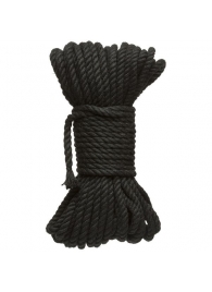 Черная верёвка для связывания и фиксации Bind Tie - 15,24 м. - Doc Johnson - купить с доставкой в Грозном