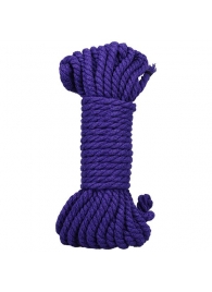 Фиолетовая верёвка для связывания и фиксации Bind Tie - 9,14 м. - Doc Johnson - купить с доставкой в Грозном