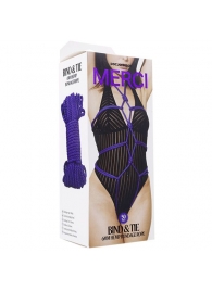 Фиолетовая верёвка для связывания и фиксации Bind Tie - 15,24 м. - Doc Johnson - купить с доставкой в Грозном