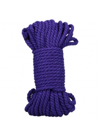 Фиолетовая верёвка для связывания и фиксации Bind Tie - 15,24 м. - Doc Johnson - купить с доставкой в Грозном