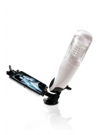 Перезаряжаемый мастурбатор-вагина с держателем для мобильных устройств Extreme Toyz Me - Pipedream - в Грозном купить с доставкой