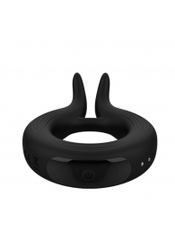 Черное эрекционное кольцо Marry Me Rechargeable Vibrating Cockring - Adrien Lastic - в Грозном купить с доставкой