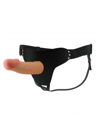 Телесный полый мужской страпон Stark - 17,5 см. - Baile - купить с доставкой в Грозном