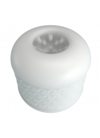 Белый сквозной мастурбатор Crystle - Baile - в Грозном купить с доставкой