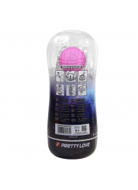 Прозрачный мастурбатор с подвижным шариком - Baile - в Грозном купить с доставкой