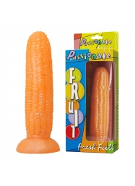 Оранжевый стимулятор в форме кукурузы - 17 см. - Baile