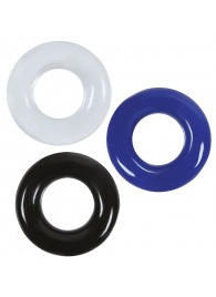 Набор из 3 эрекционных колец без рельефа - Boys of Toys - в Грозном купить с доставкой