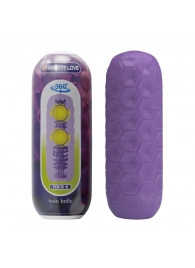Фиолетовый мастурбатор Venus-X Twin balls - Baile - в Грозном купить с доставкой