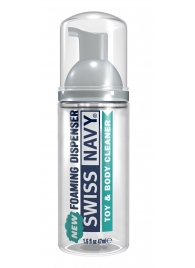 Очищающая пенка для игрушек и тела Toy   Body Cleaner Foamer - 47 мл. - Swiss navy - купить с доставкой в Грозном