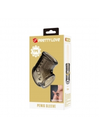 Дымчатая насадка на пенис и мошонку - Baile - в Грозном купить с доставкой