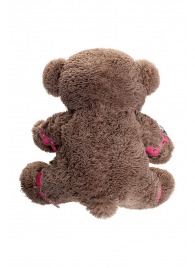 Бондажный набор: бурый мишка с розовыми оковами и наручниками - Pecado - купить с доставкой в Грозном