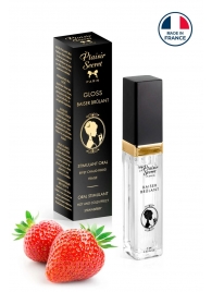 Стимулирующий блеск для губ со вкусом клубники - 7 мл. - Plaisir Secret - купить с доставкой в Грозном