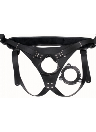 Пояс Hard Brutal для больших насадок - LOVETOY (А-Полимер) - купить с доставкой в Грозном