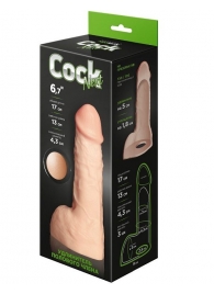 Телесный фаллоудлинитель с мошонкой Cock Next - 17 см. - LOVETOY (А-Полимер) - в Грозном купить с доставкой