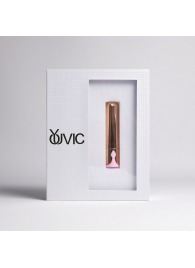 Золотистая перезаряжаемая вибропуля - 9,5 см. - Youvic