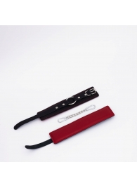 Черно-красные кожаные оковы - Crazy Handmade - купить с доставкой в Грозном