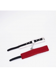 Бело-красные кожаные оковы - Crazy Handmade - купить с доставкой в Грозном