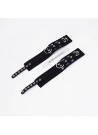 Черные кожаные оковы Sex - Crazy Handmade - купить с доставкой в Грозном