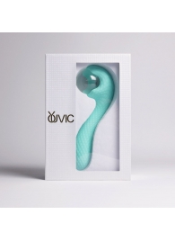 Бирюзовый вибромассажёр с деликатными токами - Youvic - купить с доставкой в Грозном