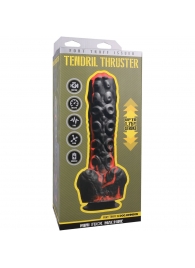 Черно-красная мини-машина на присоске Tendril Thruster - 21,6 см. - Doc Johnson - купить с доставкой в Грозном