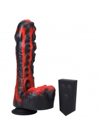 Черно-красная мини-машина на присоске Tendril Thruster - 21,6 см. - Doc Johnson - купить с доставкой в Грозном