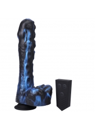 Черно-синяя мини-машина на присоске Tendril Thruster - 21,6 см. - Doc Johnson - купить с доставкой в Грозном