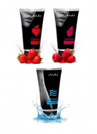 Набор из 3 лубрикантов JUJU (увлажняющий, клубника, малина) - JuJu - купить с доставкой в Грозном