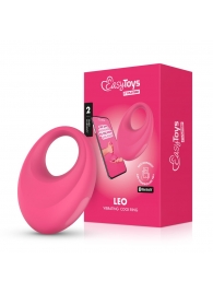 Розовое интерактивное эрекционное виброкольцо Leo - Easy toys - в Грозном купить с доставкой
