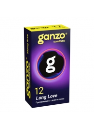 Презервативы с анестетиком для продления удовольствия Ganzo Long Love - 12 шт. - Ganzo - купить с доставкой в Грозном